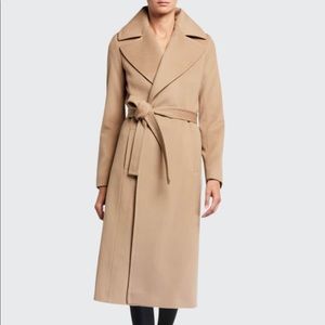 Fleurette 100% Wool Wrap Coat